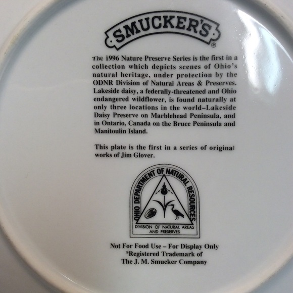 Smucker’s 1996 Native Reserve Series Plate #1 - Picture 4 of 4